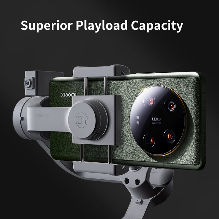 FUNSNAP Capture 5 Professional 3-Axis Handheld Gimbal Phone Live Stabilizer, Capture 5 Basic, Capture 5 Combo