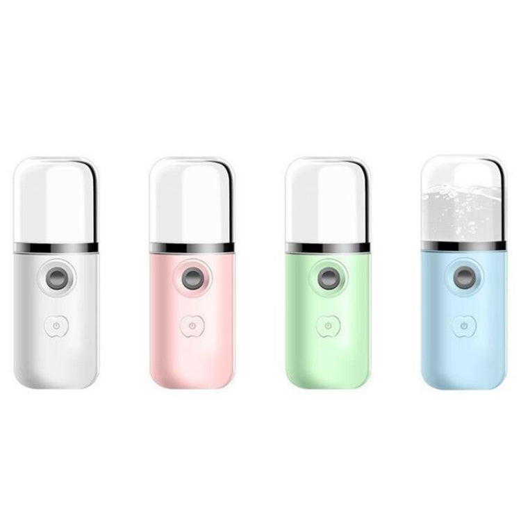 30ml Handheld Alcohol Disinfectant Instrument USB Interface Hydration Meter Humidifier, White, Pink, Green, Blue