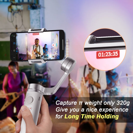 FUNSNAP Capture π Aluminum Alloy Arm 3-Axis Handheld Phone Gimbal, Capture π Basic, Capture π Combo