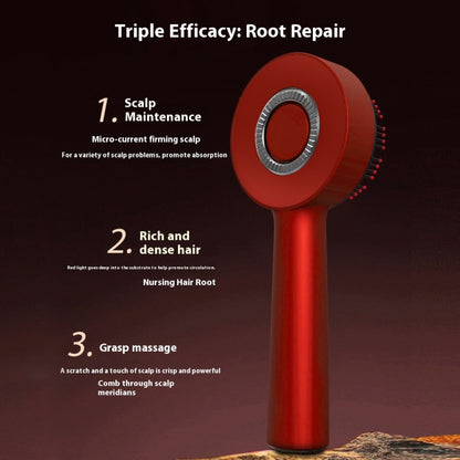 630nm Red Light Massage Comb Scalp Care Liquid Guide Hair Growth Instrument